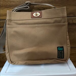 Dooney & Bourke Tan Crossbody Bag with Slouchy Design
